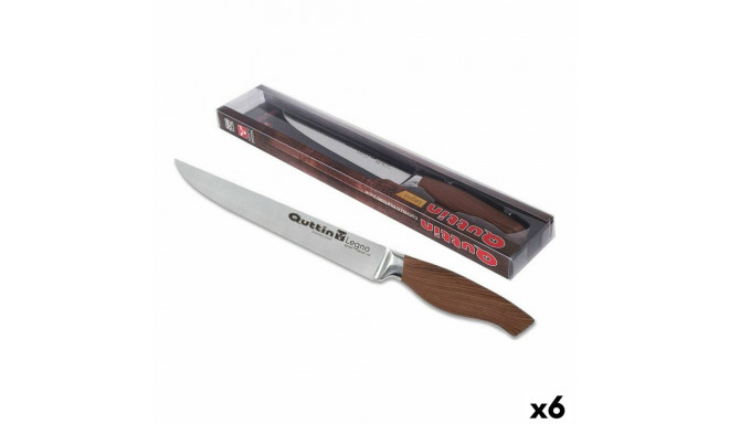 Meat Knife Quttin Legno Stainless steel 20 cm (6 Units)