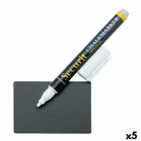 Laud Securit Toega Komplekt 5,2 x 7,4 cm 20 Ühikut Must