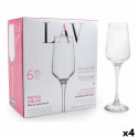 Set of cups LAV Lal (4 Units) (6 pcs)