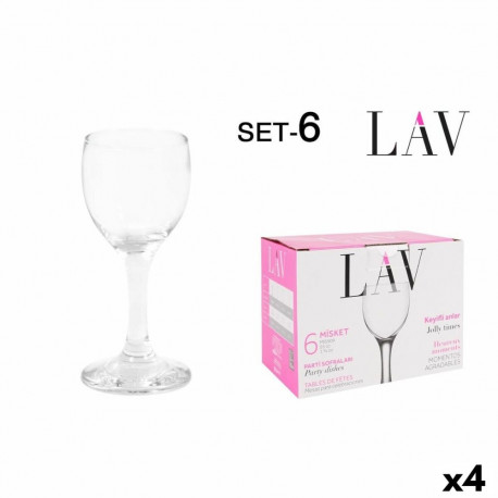 Set of cups LAV Misket 6 Pieces (4 Units)
