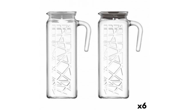 Jug LAV Line Transparent Crystal (6 Units) (1,2 L)