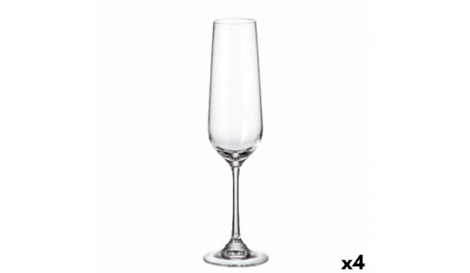 Glāžu Komplekts Bohemia Crystal Sira champagne 200 ml 6 gb. 4 gb.