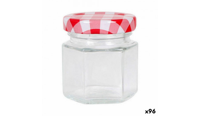 Transparent Glass Jar Mediterraneo Glass 45 ml (96 Units)