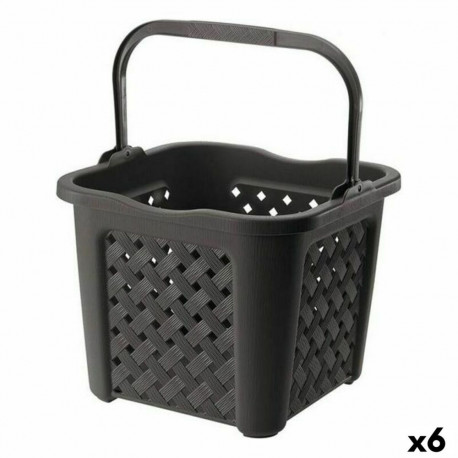 Pesukorv Tontarelli Arianna 25 L Wengue 38 x 38 x 31,5 cm (6 Ühikut)