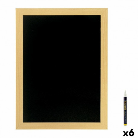 Laud Securit Woody Tiikpuu Seina Naturaalne 80 x 60 cm