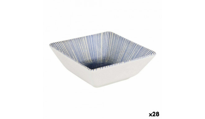Snack Bowl La Mediterránea Irys Porcelain 13 x 13 x 5 cm (28 Units)
