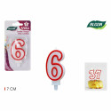 Candle Set Algon Red (36 Units)