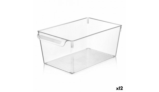 Multi-use Box Quttin Transparent 20 x 32,5 x 14 cm (12 Units)