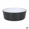 Bowl Inde Melamin White/Black (12 Units)