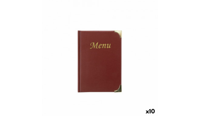 Menu holders Securit Basic Burgundiapunane 23,7 x 17,2 cm
