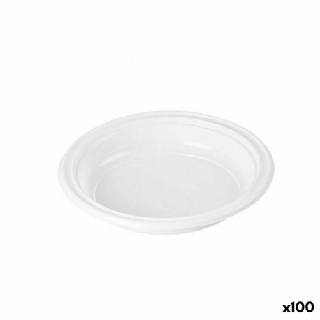 Korduvkasutatavate plaatide komplekt Algon Valge Plastmass 20,5 x 20,5 x 3 cm (6 Ühikut)