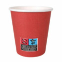 Klaaside komplekt Algon Papp Ühekordne 200 ml Punane 36 Ühikut (24 Tükid, osad)