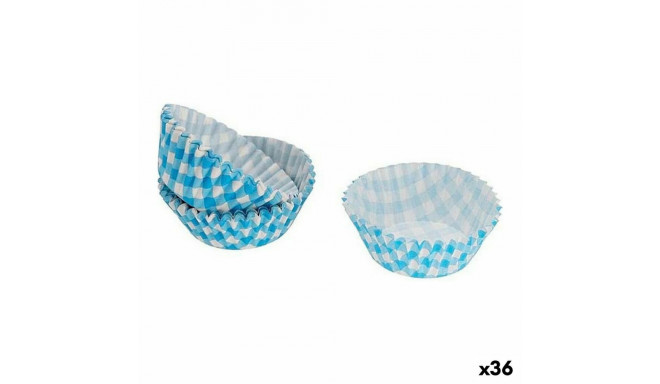 Konditorejas veidņu komplekts Vienreizējās lietošanas Zils (36 Vienības) (50 pcs)