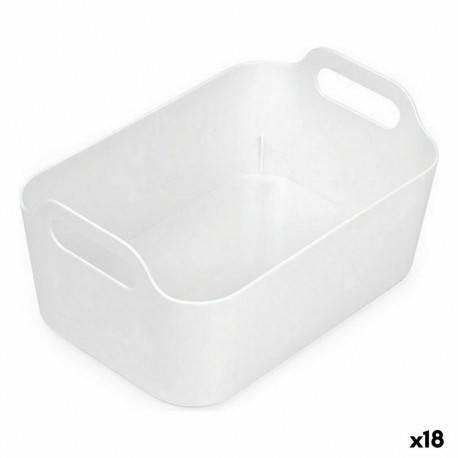 Daudzfunkcionāls grozs Confortime Balts 24 x 16,7 x 11,2 cm (18 gb.)
