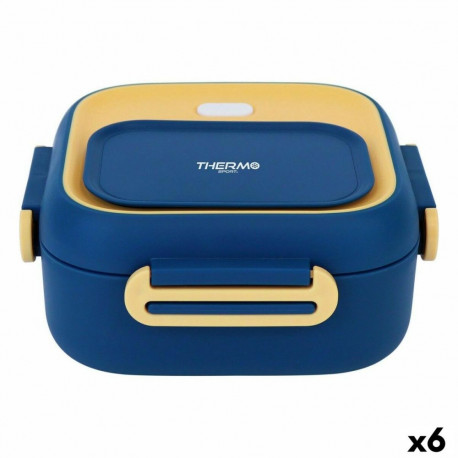 Hermetic Lunch Box ThermoSport Steel Plastic 750 ml 0,75 L Thermal (6 Units)