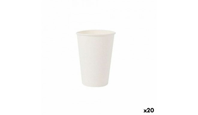 Klaaside komplekt Algon Papp Valge 45 Tükid, osad 220 ml (20 Ühikut)