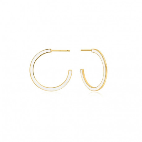 Naiste Kõrvarõngad Ania Haie E028-06G-W Sterlinghõbe 2,5 cm