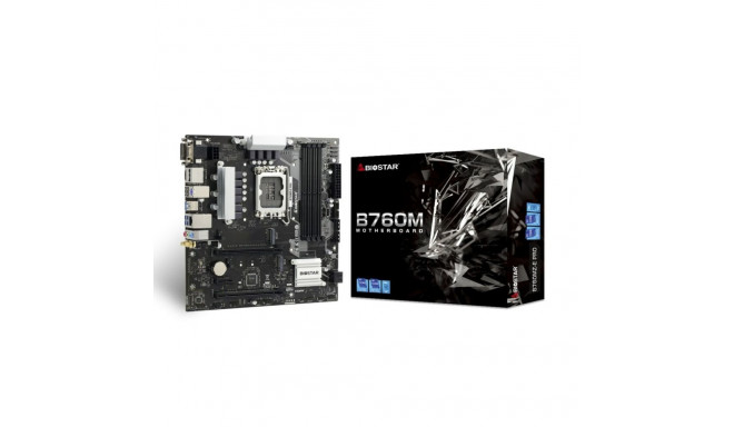 Emaplaat Biostar B760MZ-E PRO Intel B760 LGA 1700