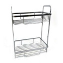 Bathroom Shelves Confortime Chromed Silver 29 x 18 x 39 cm (4 Units)