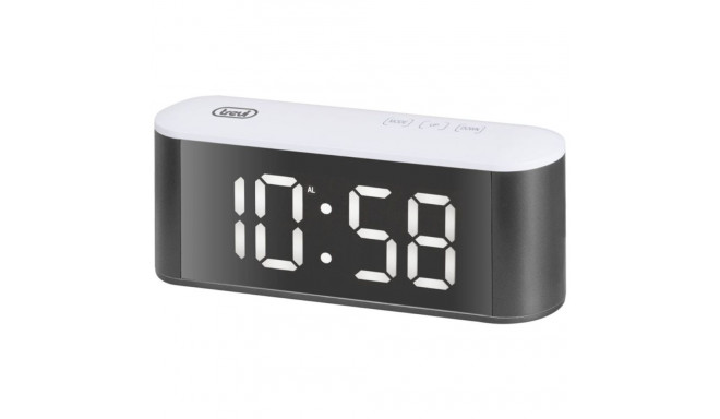 Alarm Clock Trevi EC 883 BL White Black