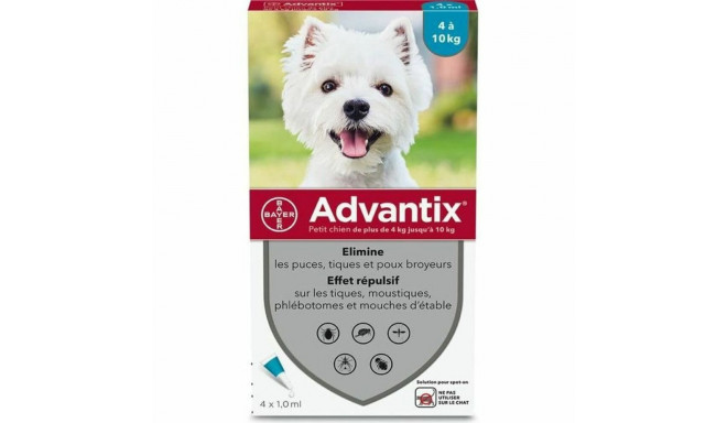 Мнсектицидный Advantix Пёс 4-10 kg 4 штук