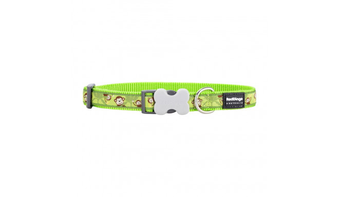 Dog collar Red Dingo STYLE MONKEY LIME GREEN 31-47 cm