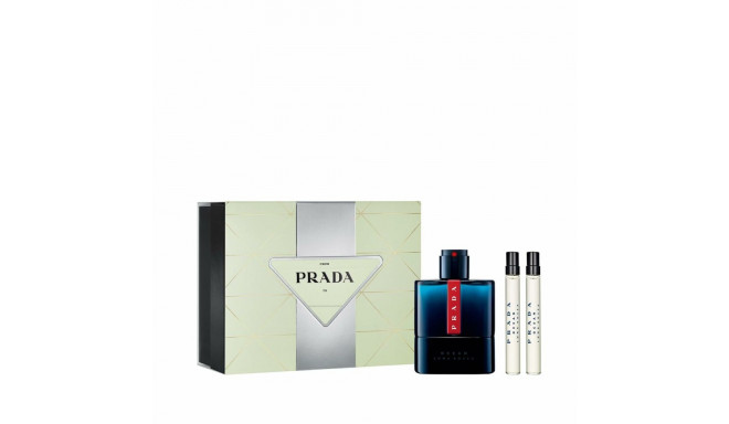 Meeste parfüümi komplekt Prada EDT Luna Rossa Ocean 3 Tükid, osad