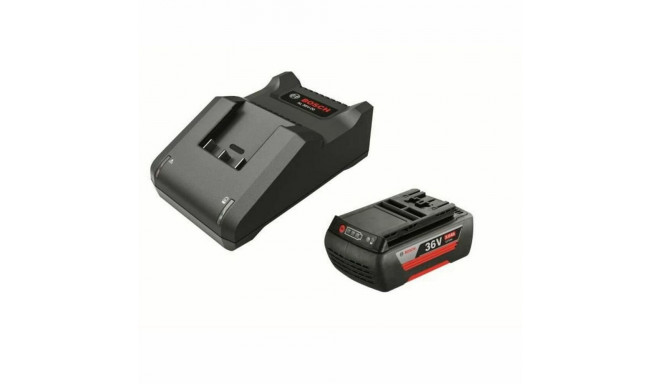 Charger and rechargeable battery set BOSCH Starter Set Litio Ion 2 Ah 36 V