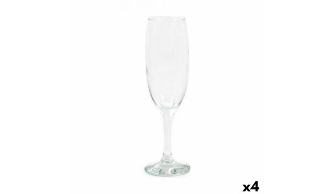 Set of cups LAV Empire Champagne 6 Pieces 220 ml (4 Units)