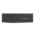 Klaviatuur ja Hiir Natec NZB-1989 Must QWERTY Qwerty US