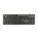 Klaviatuur ja Hiir GEMBIRD KBS-UM-04 Must Mustvalge QWERTY Qwerty US