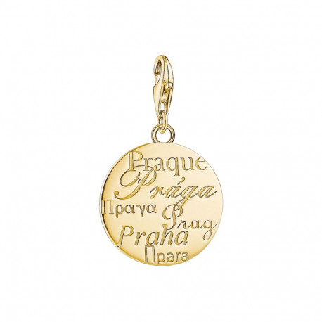 Naiste Pärlid Thomas Sabo IC1236341339 Kuldne 2 cm