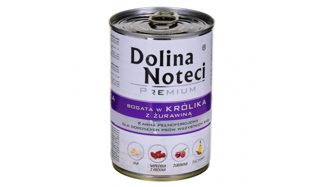 Влажный корм Dolina Noteci Premium Черника Кролик 400 g