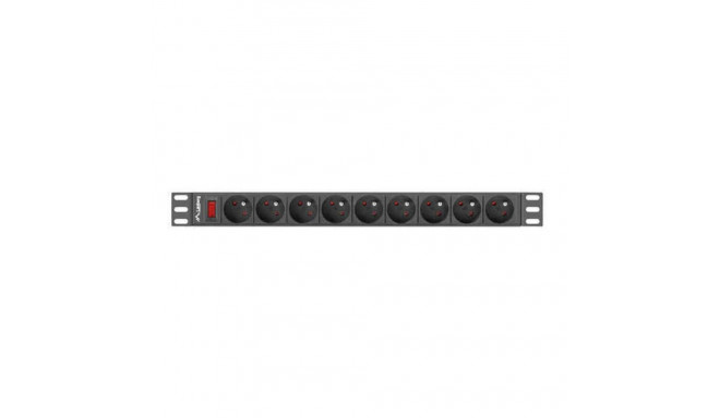 Lülituspaneel Lanberg PDU-09E-0300-BK