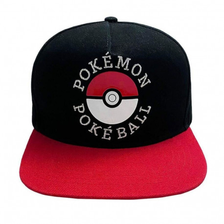 Unisex hat Pokémon Trainer Black Red One size 58 cm