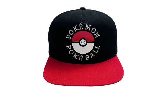 Unisex hat Pokémon Trainer 58 cm Black Red One size