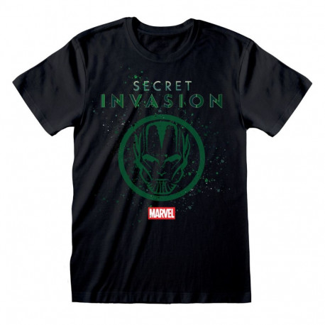 Short Sleeve T-Shirt Marvel Logo Icon Black Unisex - M