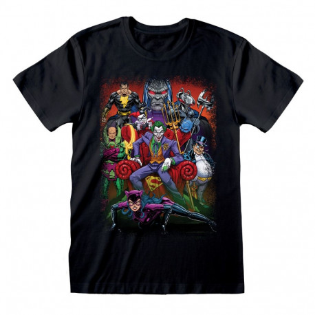 Lühikeste varrukatega T-särk DC Comics Villains Must Unisex - L