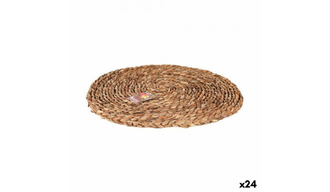 Table Mat Privilege Brown Ø 40 cm wicker (24 Units)
