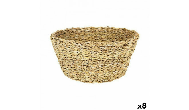 Multi-purpose basket Privilege Privilege Brown wicker 30 x 30 x 13 cm (8 Units)
