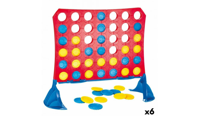 4 in a Row CB Games 31,5 x 26 x 13 cm (42 Pieces) (6 Units)
