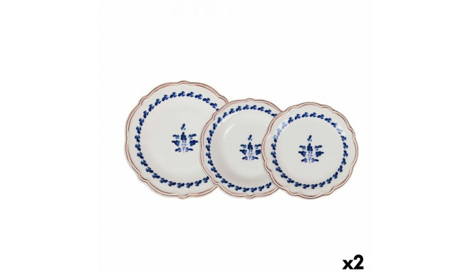 Dinnerware Set Santa Clara Lousame 12 Pieces (2 Units)