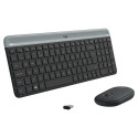Keyboard and Mouse Logitech 920-009190 Black Grey French AZERTY Keyboard and Mouse Logitech 920-009190 Black Grey French AZERTY
