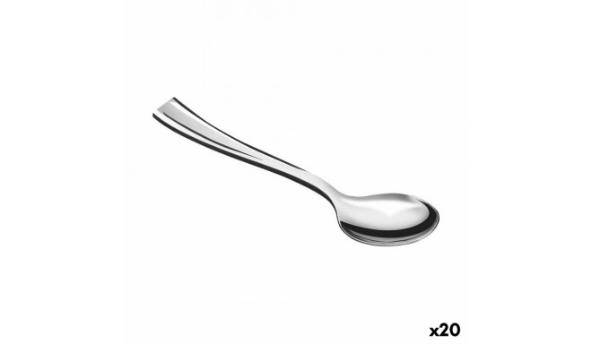 Korduvkasutatavate lusikate komplekt Algon Hõbedane 50 Tükid, osad 10 cm (20 Ühikut)