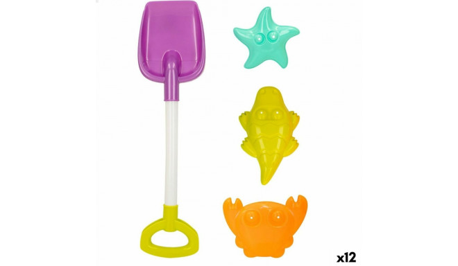 Набор пляжных игрушек Colorbaby 4 Предметы полипропилен (12 штук)