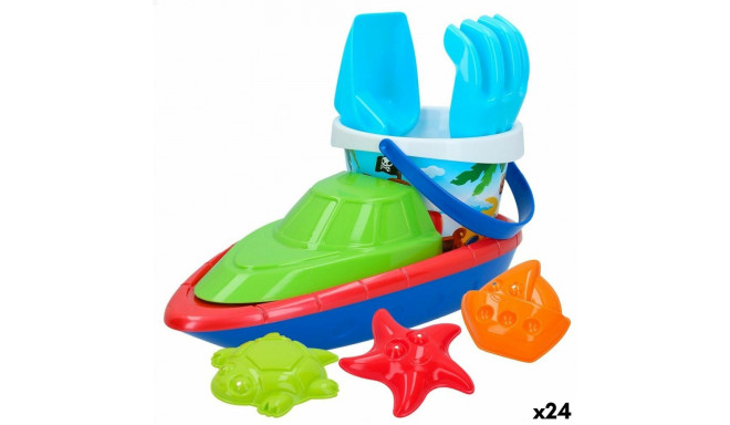 Beach toys set Colorbaby 8 Pieces Ship polypropylene (24 Units)