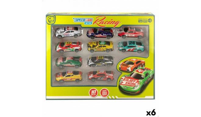 Sõidukite Mängukomplekt Speed & Go 8 x 2,2 x 3,6 cm (6 Ühikut)