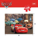 Laste pusle Cars Kahesuunaline 108 Tükid, osad 70 x 1,5 x 50 cm (6 Ühikut)