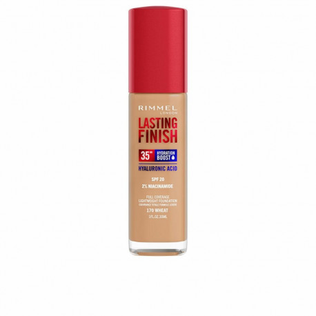 Crème Make-up Base Rimmel London Lasting Finish Nº 170 Wheat Spf 20 30 ml