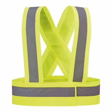 Braces JUBA HVT Yellow Polyester High visibility - XL